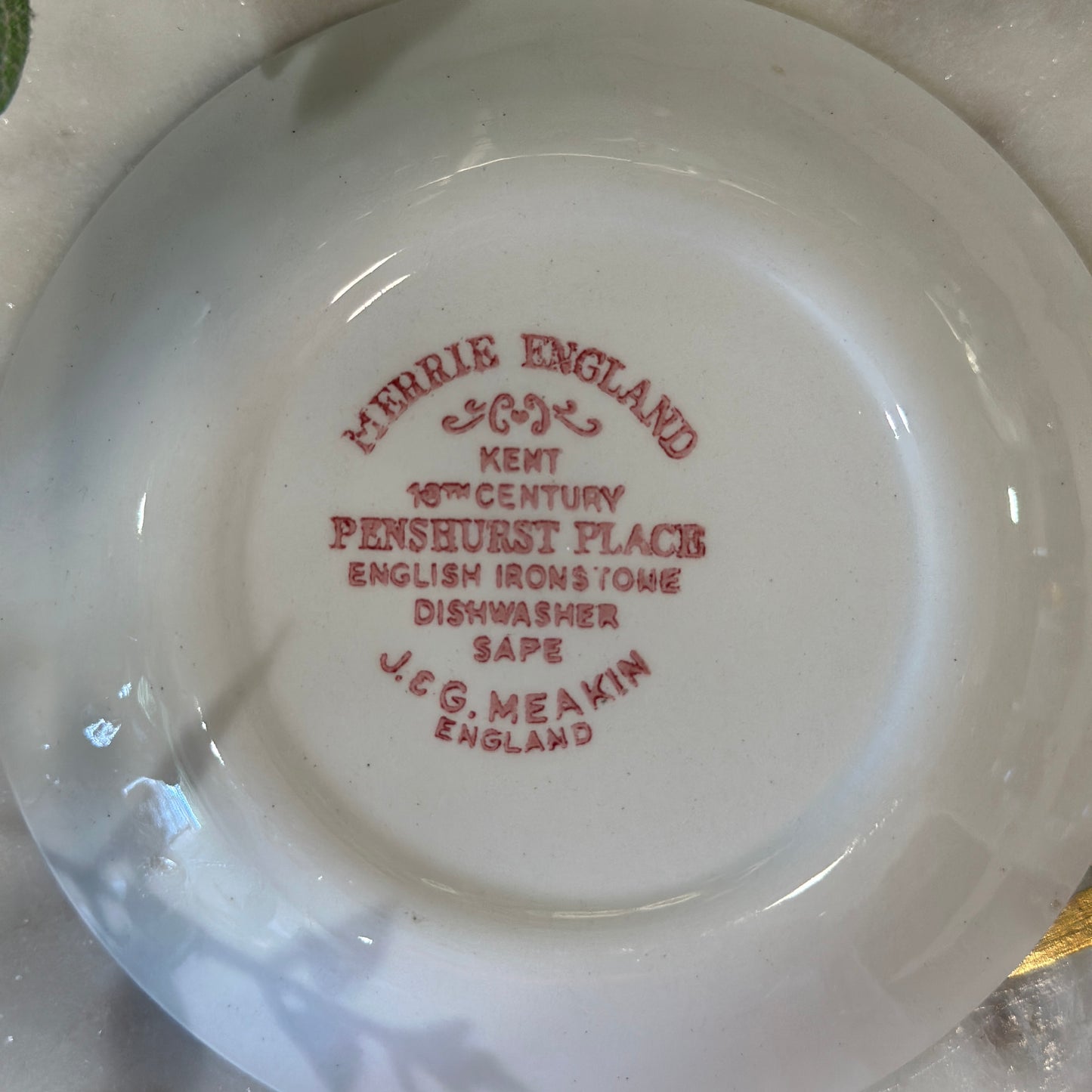 J&G Meakin Merrie England Trinket Dish - Penshurst Place