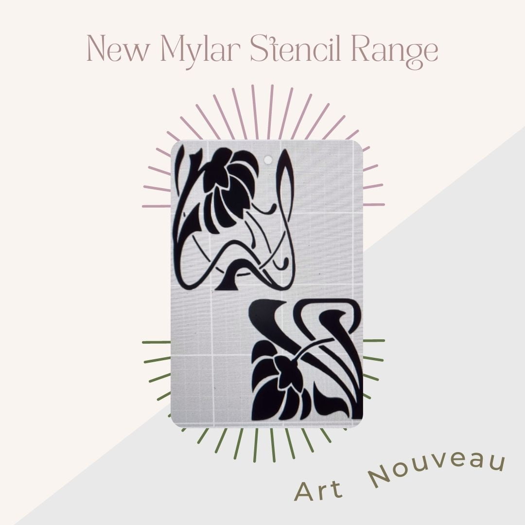 Mylar Stencils | Art Nouveau | A4 | It’s So Chic Furniture Art