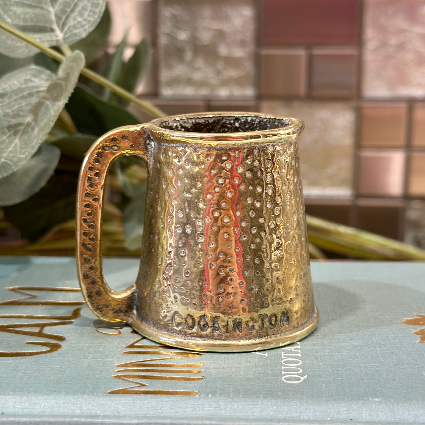 Vintage Brass Cockington Jug - Miniature Collectible