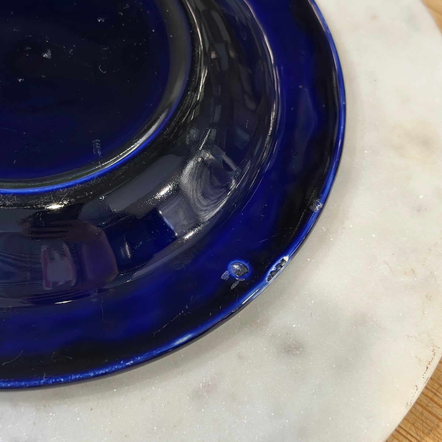 Vintage Friary Meux Cobalt Blue Ashtray (1960s) - Breweriana Collectible