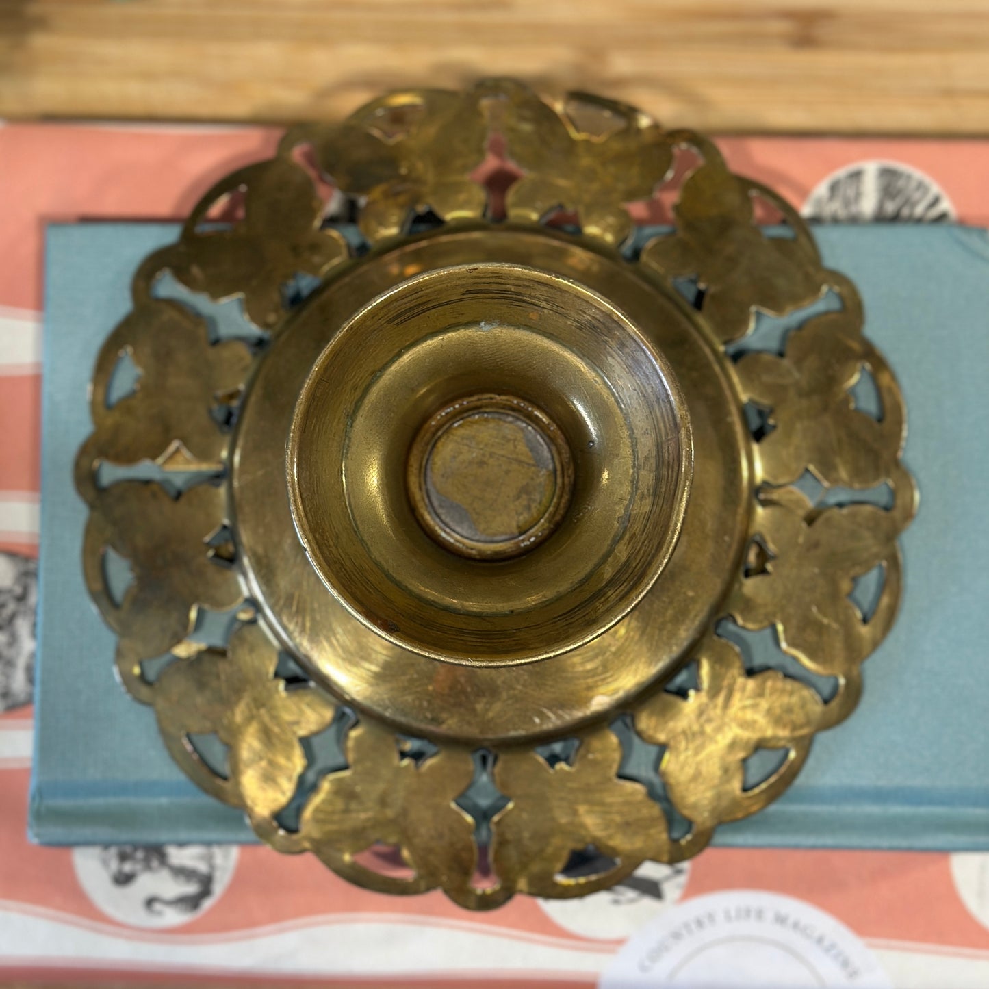 Vintage Brass Butterfly Dish - Charming Trinket or Coin Holder