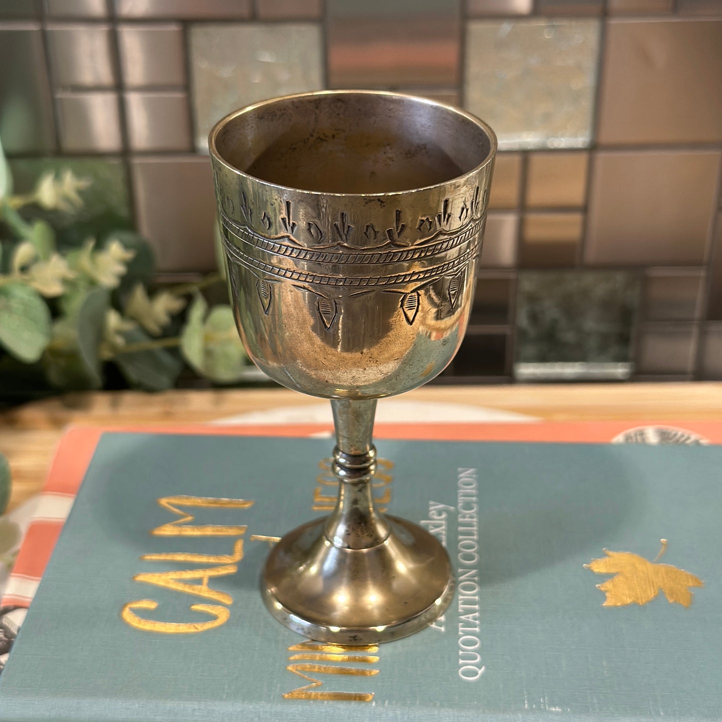 Antique Silver Plated Goblet - Circa 1830s GRC