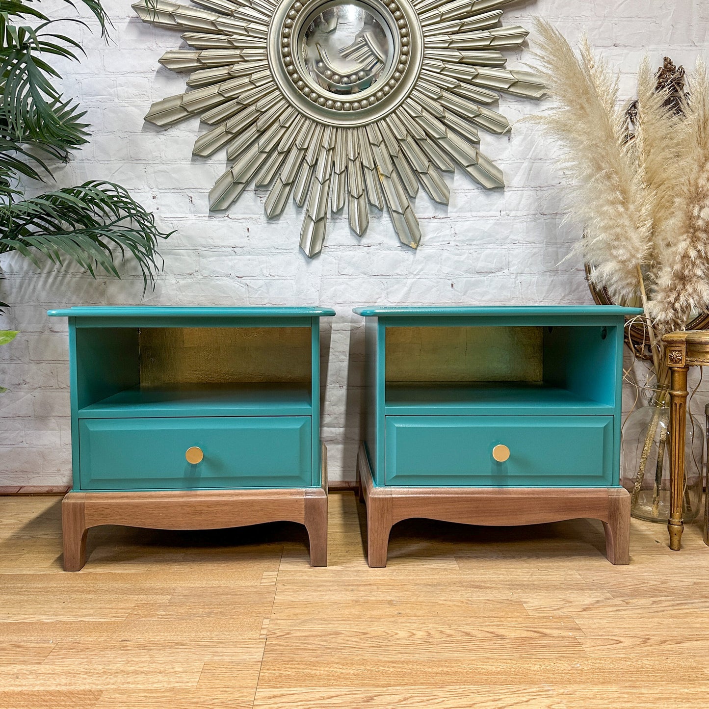 Pair of Stag Minstrel Bedside Tables, Bedside Drawers, Cabinets, Nightstands