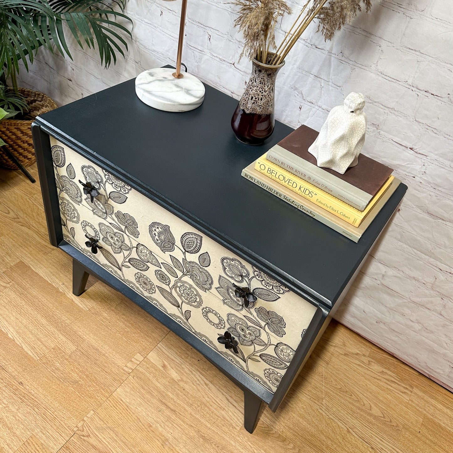 G-Plan Chest of Drawers E Gomme Mid-Century Monochrome Floral